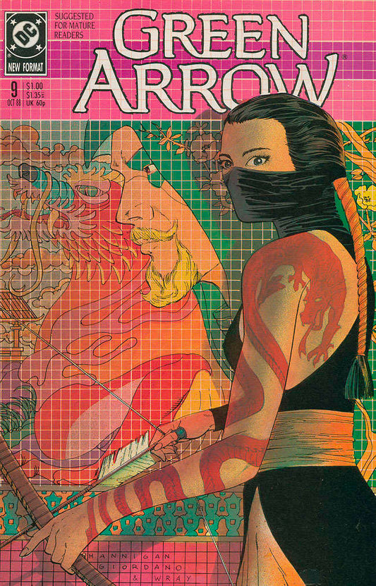 Green Arrow #9 comic book front cover — NM condition