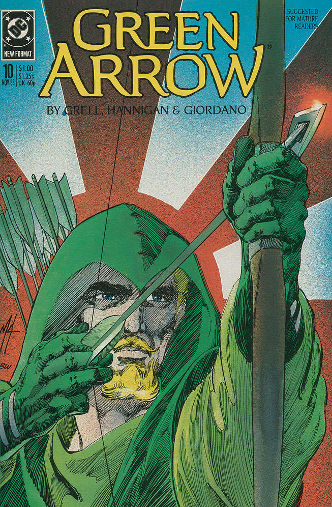 Green Arrow #10 comic book front cover — VF-NM condition