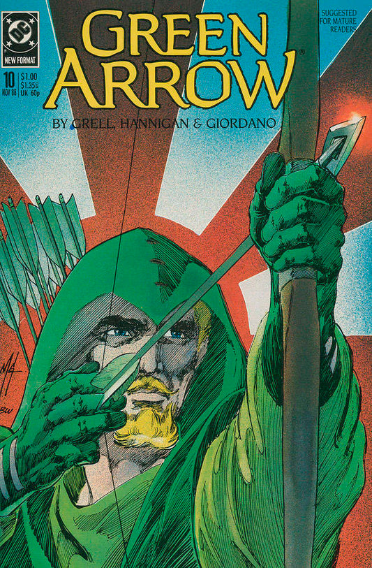 Green Arrow #10 comic book front cover — VF-NM condition
