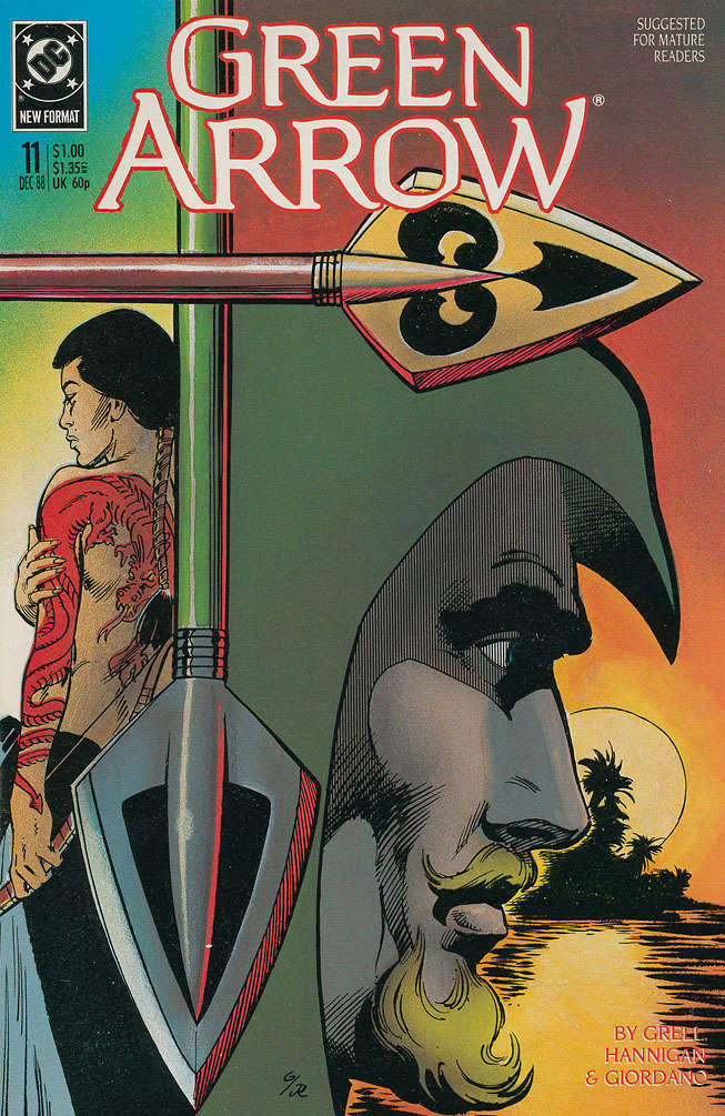 Green Arrow #11 comic book front cover — NM condition