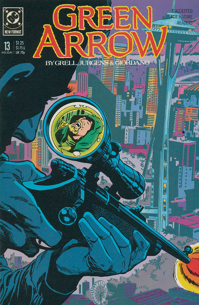 Green Arrow #13 comic book front cover — NM condition