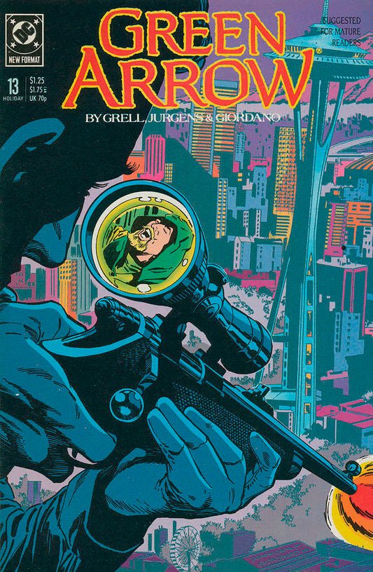 Green Arrow #13 comic book front cover — NM condition