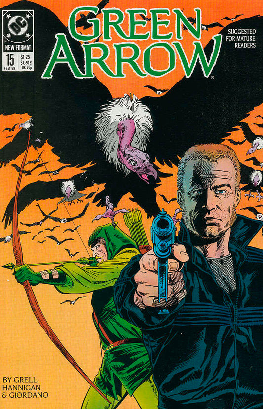 Green Arrow #15 comic book front cover — NM condition
