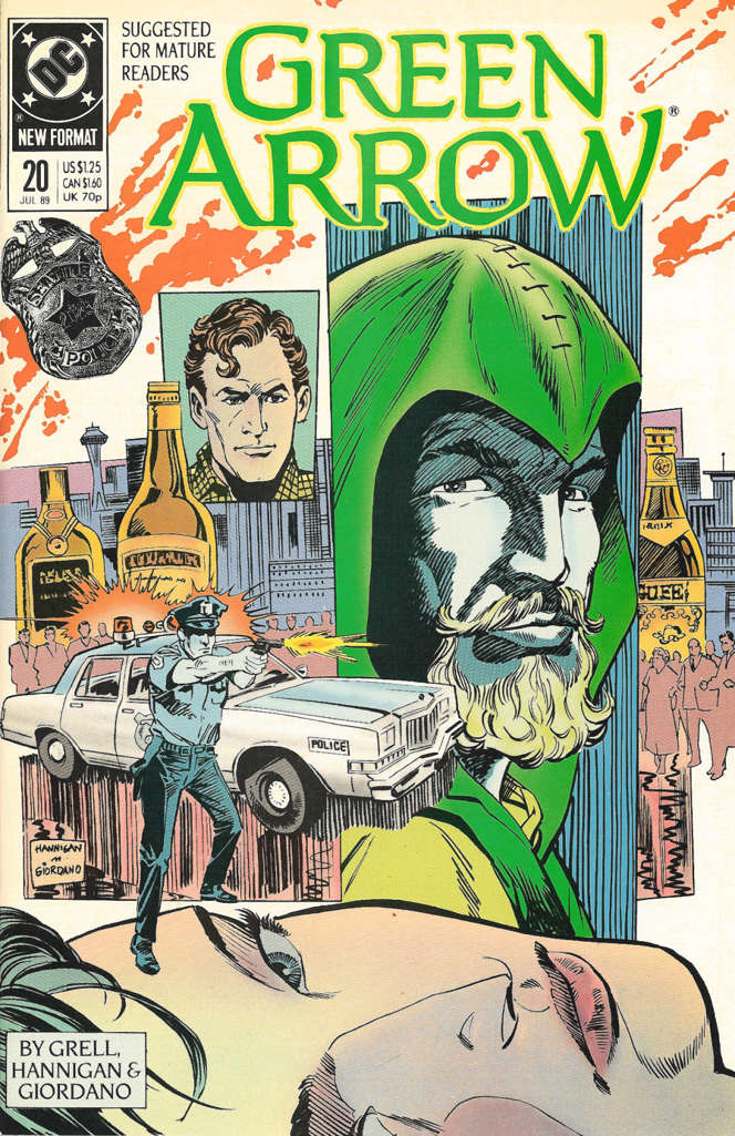 Green Arrow #20 comic book front cover — VF condition
