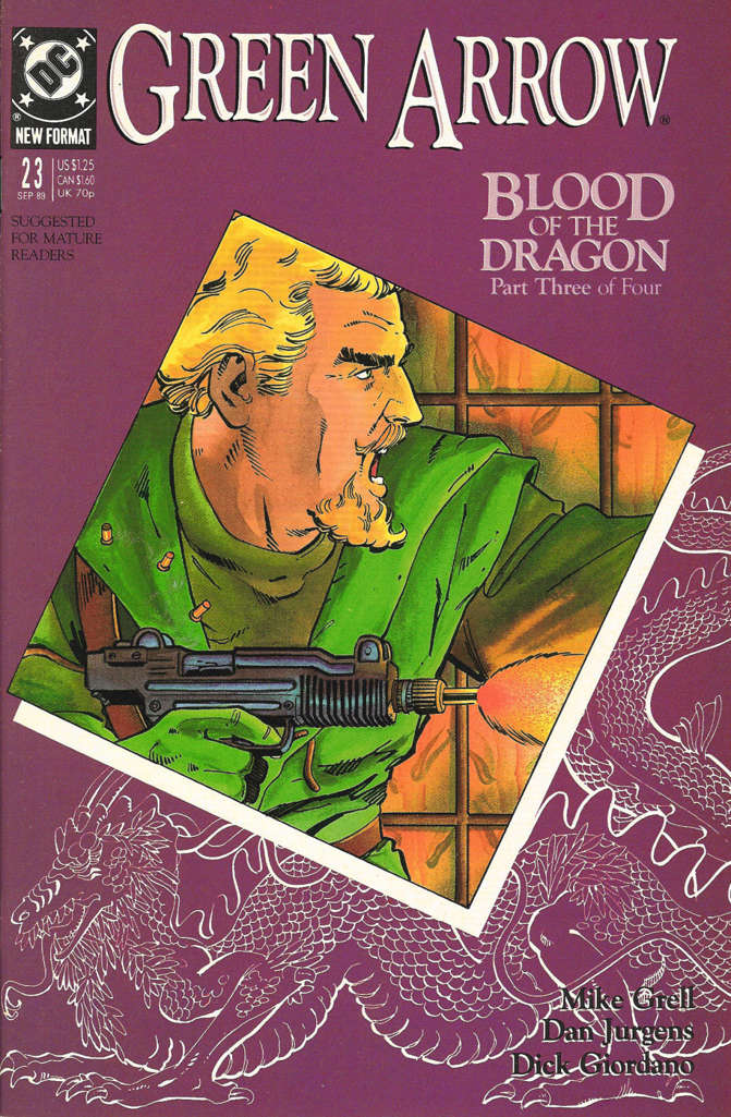 Green Arrow #23 comic book front cover — NM condition