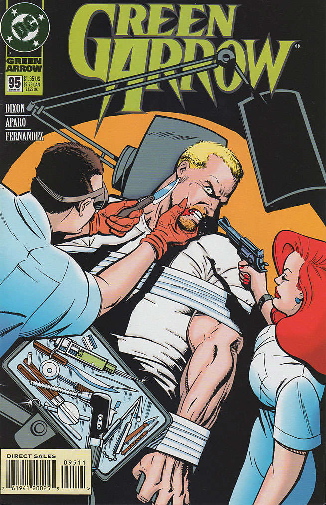 Green Arrow #95 comic book front cover — NM condition