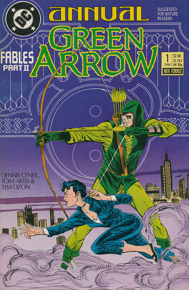 Green Arrow Annual #1 comic book front cover — VF-NM condition