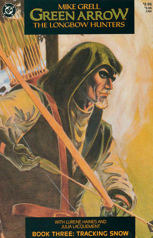 Green Arrow: The Longbow Hunters #3 comic book front cover — MT condition