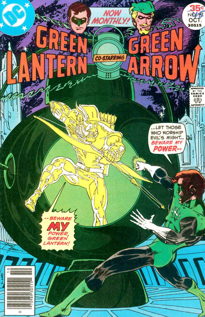 Green Lantern (2nd Series) #97 comic book front cover — FN condition