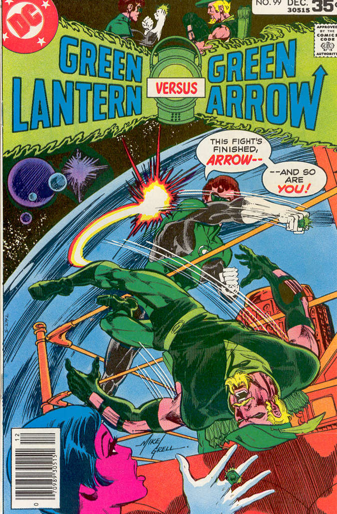 Green Lantern (2nd Series) #99 comic book front cover — VG condition