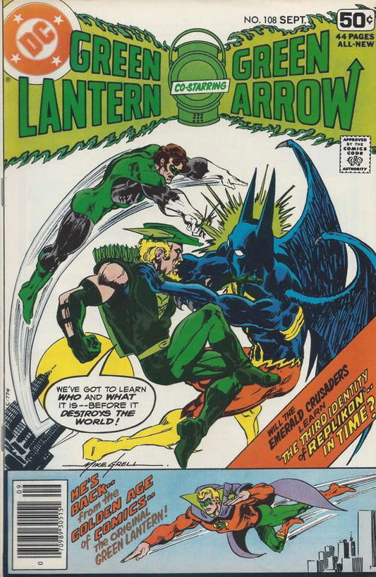 Green Lantern (2nd Series) #108 comic book front cover — VG condition