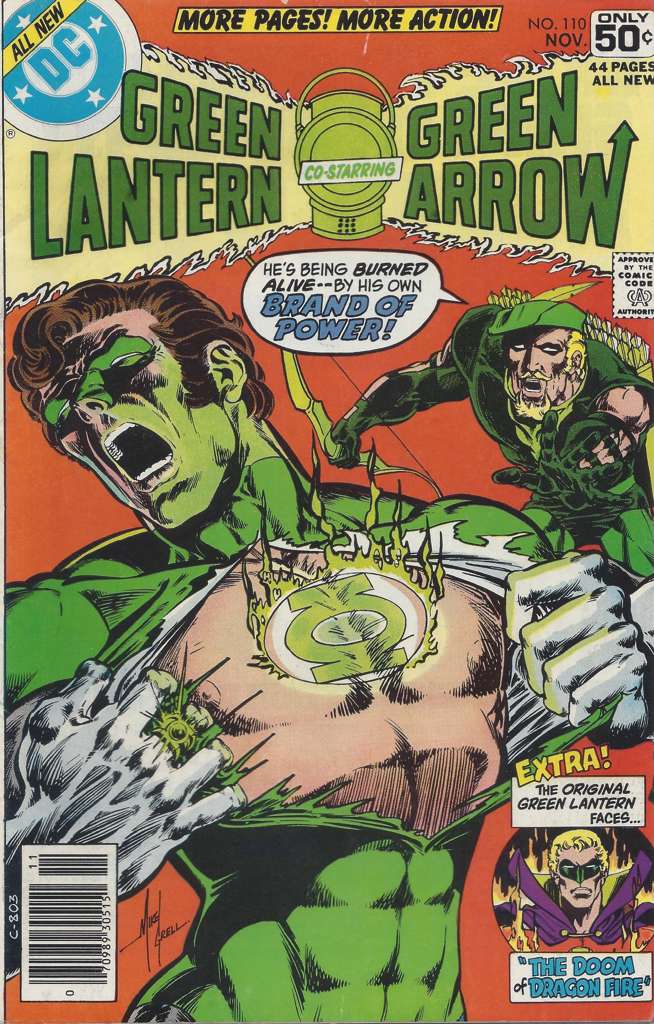 Green Lantern (2nd Series) #110 comic book front cover — VF condition
