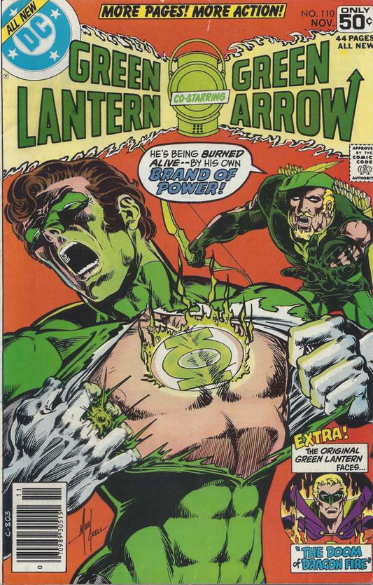 Green Lantern (2nd Series) #110 comic book front cover — VF condition