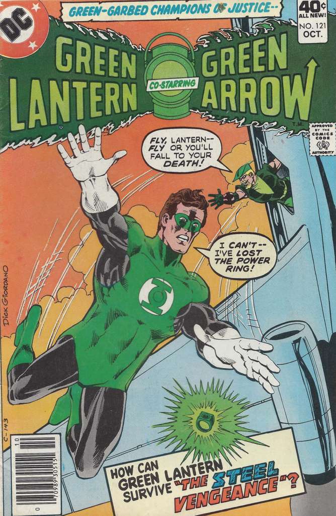 Green Lantern (2nd Series) #121 comic book front cover — FN condition