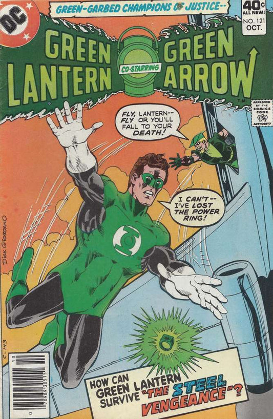 Green Lantern (2nd Series) #121 comic book front cover — FN condition