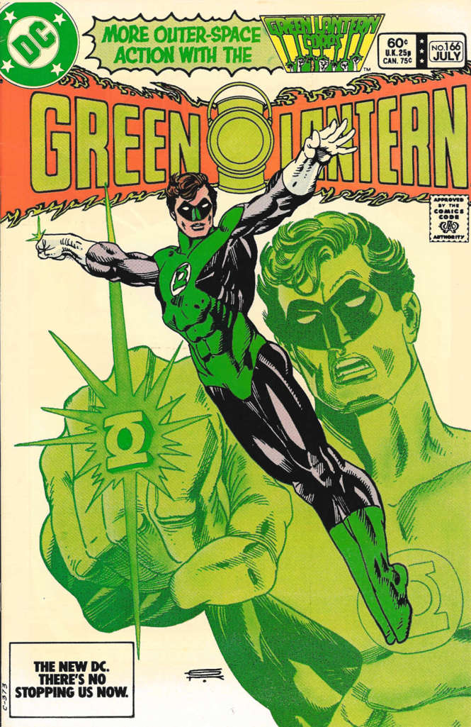 Green Lantern (2nd Series) #166 comic book front cover — NM condition