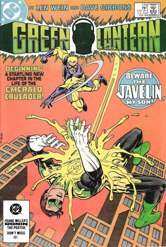 Green Lantern (2nd Series) #173 comic book front cover — VF condition
