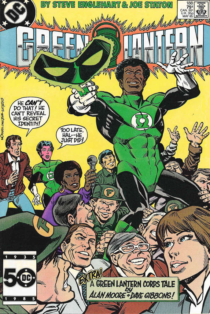 Green Lantern (2nd Series) #188 comic book front cover — NM condition
