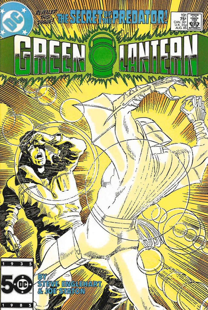 Green Lantern (2nd Series) #191 comic book front cover — VF-NM condition