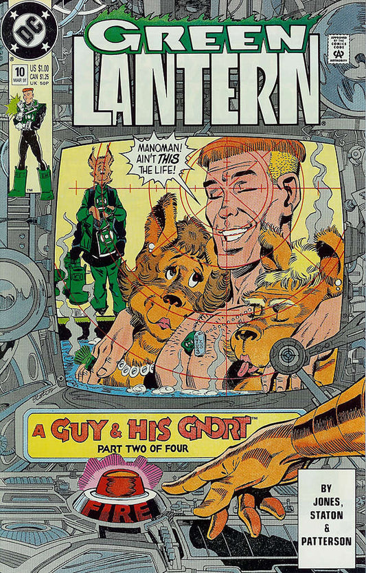 Green Lantern (3rd Series) #10 comic book front cover — VF-NM condition