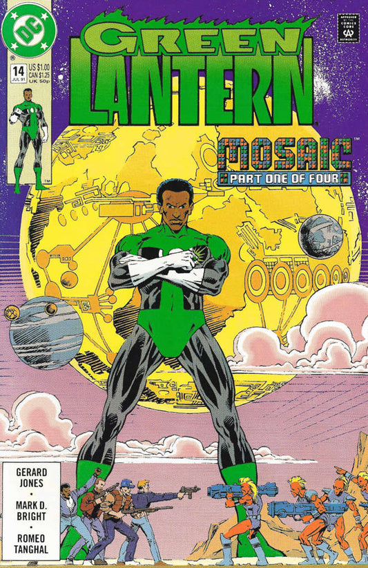 Green Lantern (3rd Series) #14 comic book front cover — NM condition