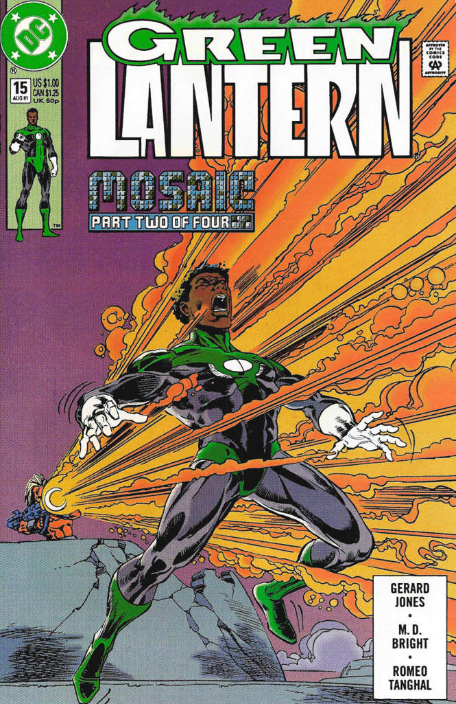 Green Lantern (3rd Series) #15 comic book front cover — NM condition