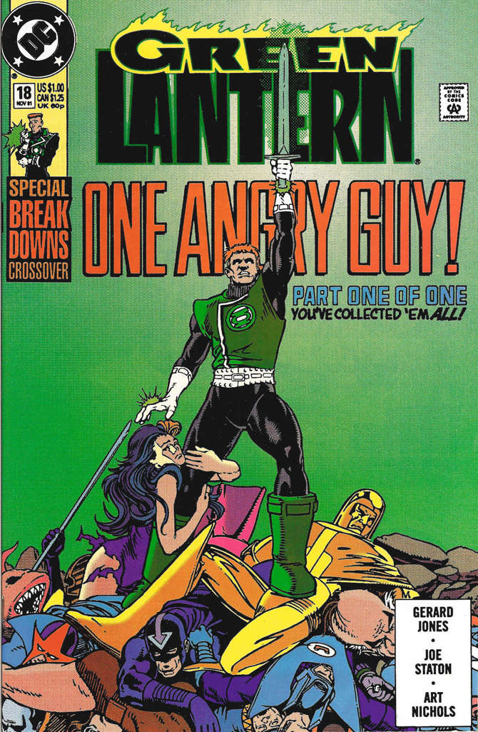 Green Lantern (3rd Series) #18 comic book front cover — NM condition