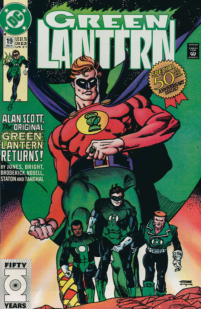 Green Lantern (3rd Series) #19 comic book front cover — VF-NM condition