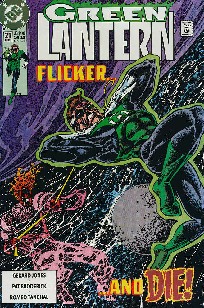 Green Lantern (3rd Series) #21 comic book front cover — NM condition