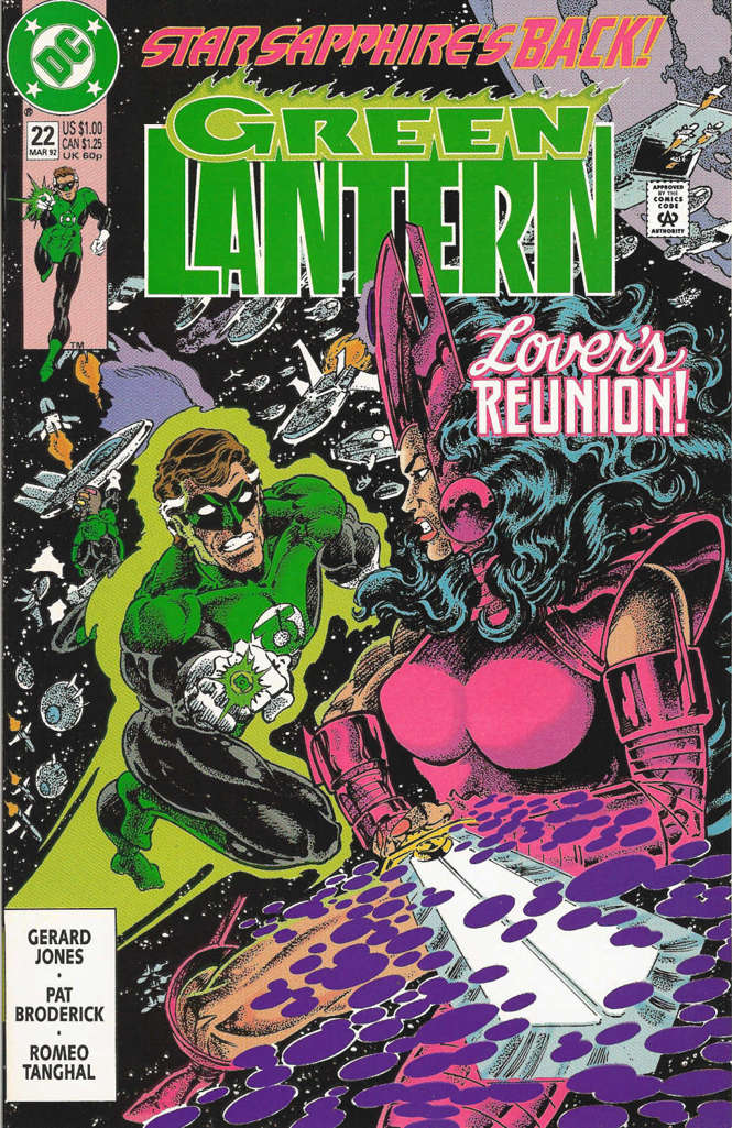 Green Lantern (3rd Series) #22 comic book front cover — NM condition