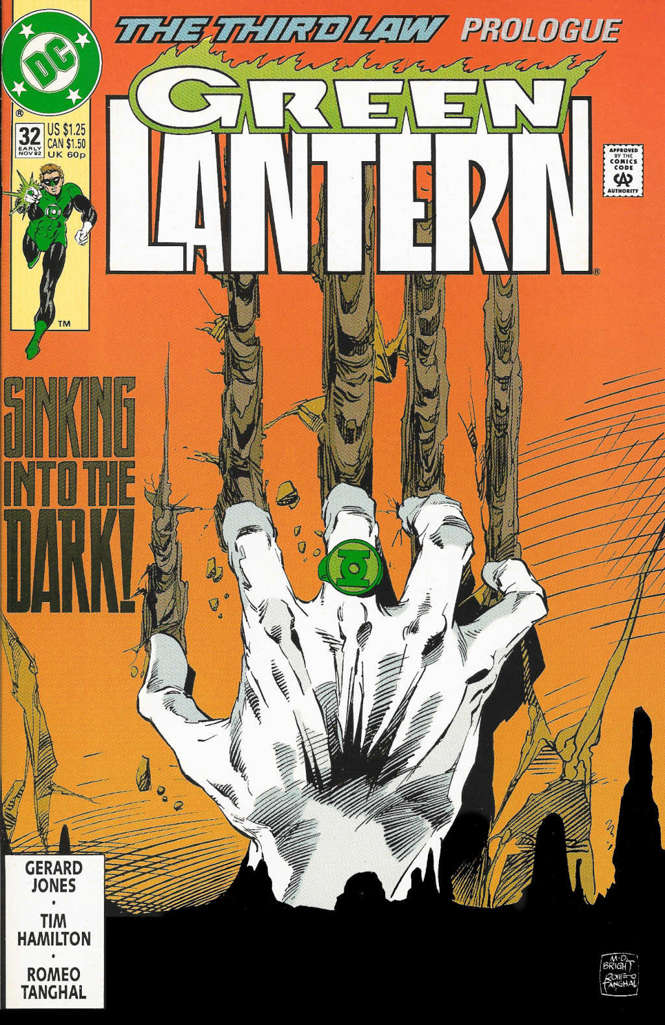 Green Lantern (3rd Series) #32 comic book front cover — NM condition