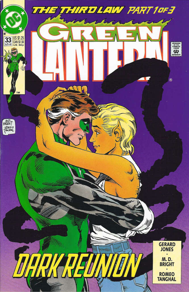 Green Lantern (3rd Series) #33 comic book front cover — NM condition
