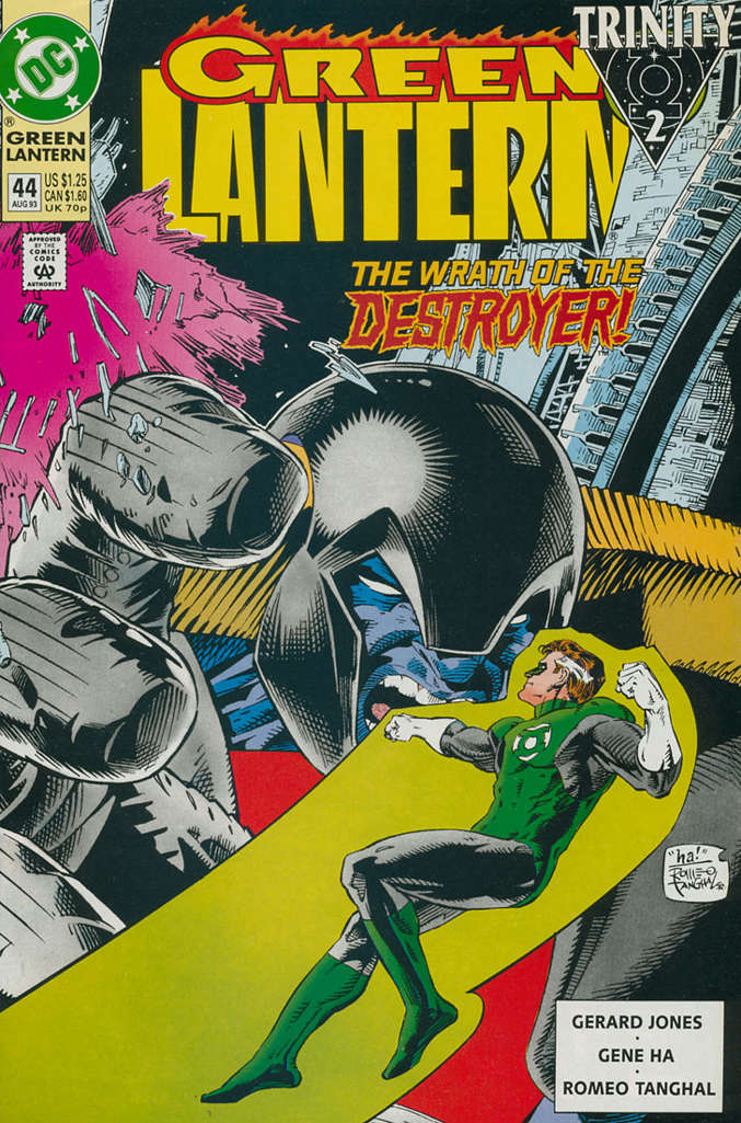 Green Lantern (3rd Series) #44 comic book front cover — NM condition