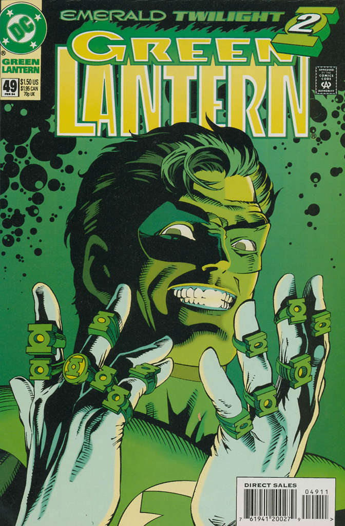 Green Lantern (3rd Series) #49 comic book front cover — NM condition