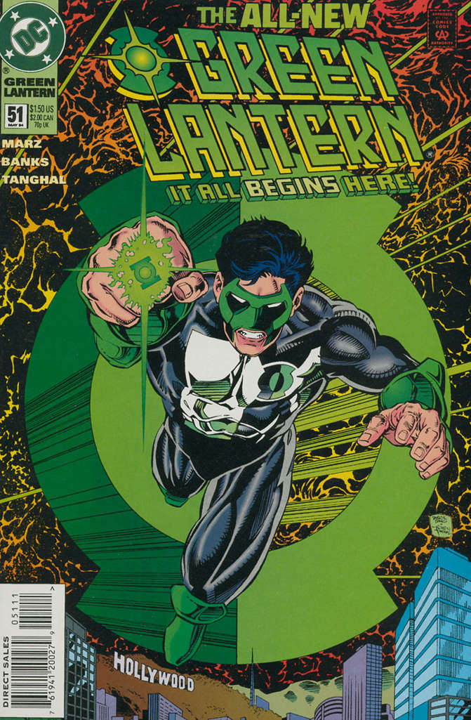 Green Lantern (3rd Series) #51 comic book front cover — NM condition