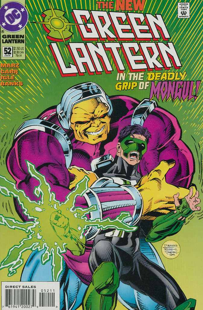 Green Lantern (3rd Series) #52 comic book front cover — NM condition