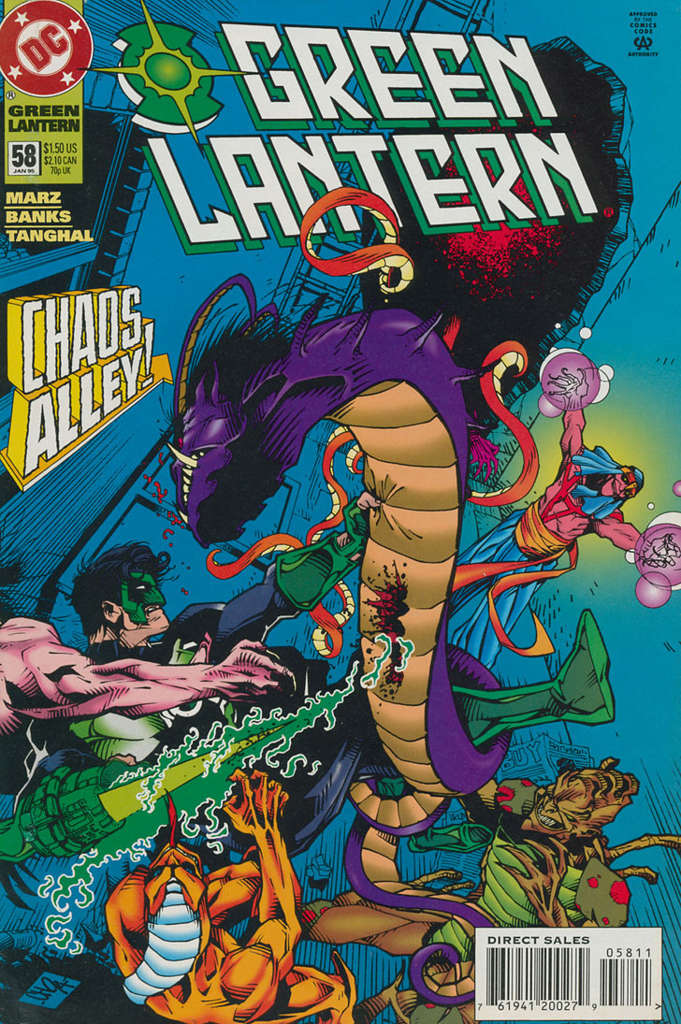 Green Lantern (3rd Series) #58 comic book front cover — NM condition