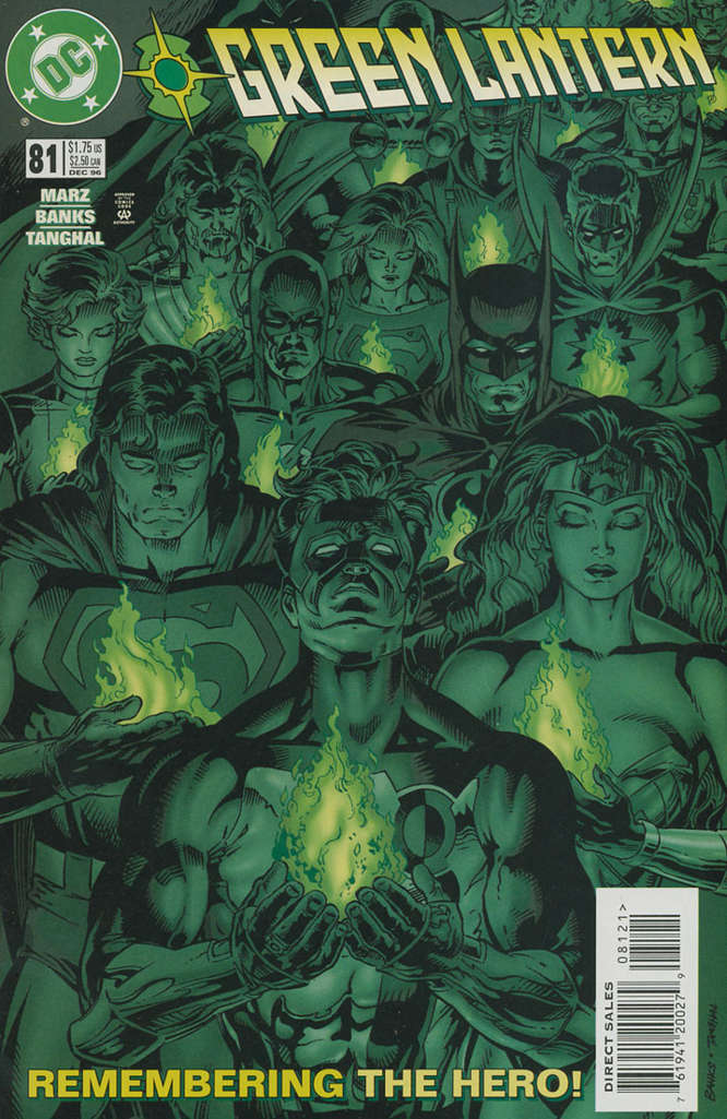 Green Lantern (3rd Series) #81 comic book front cover — NM condition