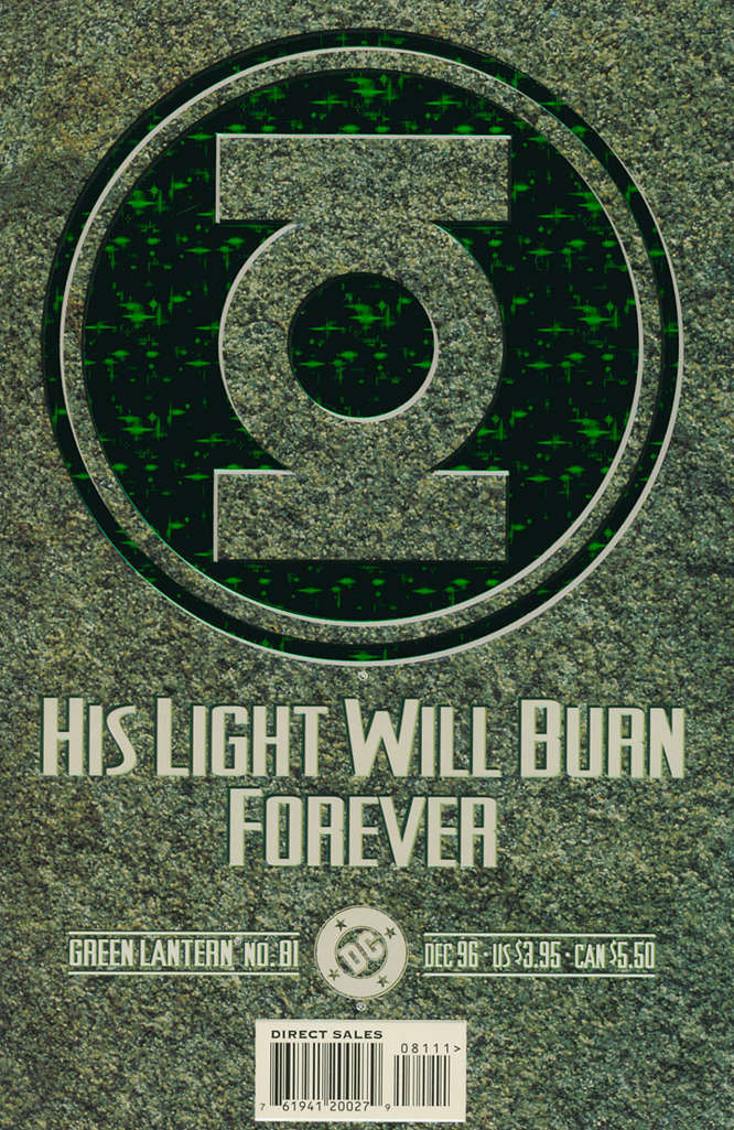 Green Lantern (3rd Series) #81 Special Cover comic book front cover — NM condition