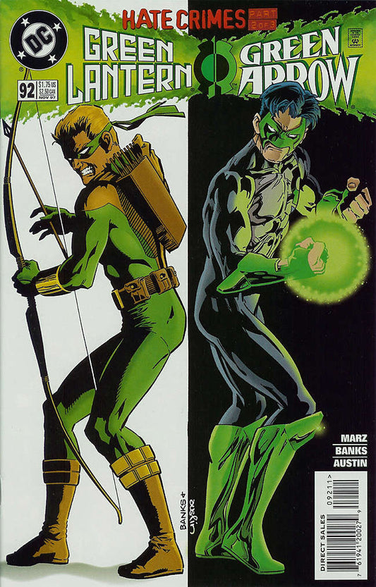 Green Lantern (3rd Series) #92 comic book front cover — NM condition