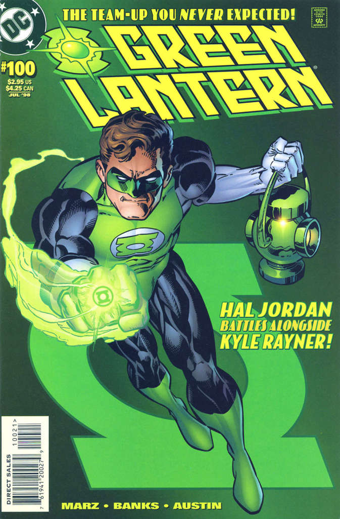 Green Lantern (3rd Series) #100 Variation A comic book front cover — NM condition