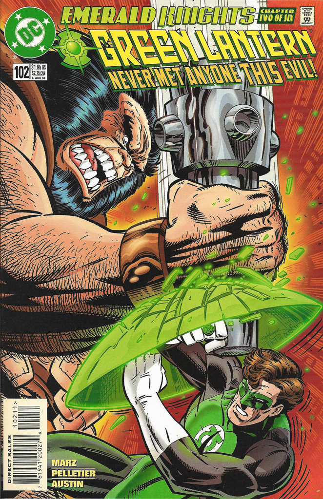 Green Lantern (3rd Series) #102 comic book front cover — NM condition