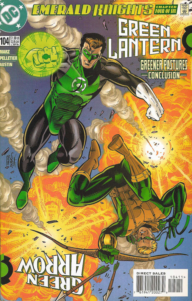 Green Lantern (3rd Series) #104 comic book front cover — NM condition