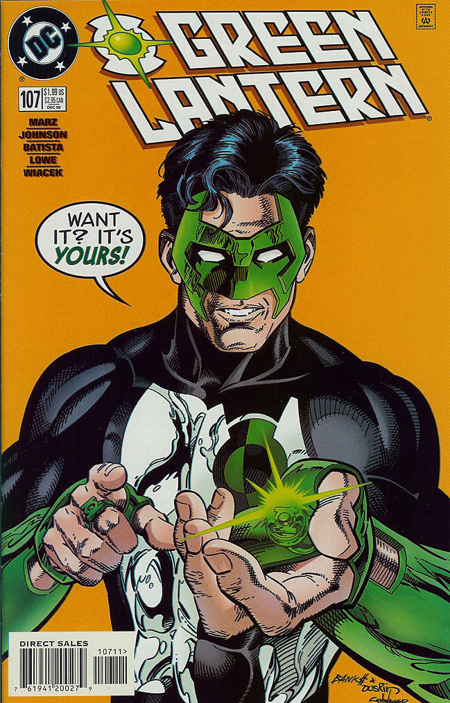 Green Lantern (3rd Series) #107 comic book front cover — NM condition