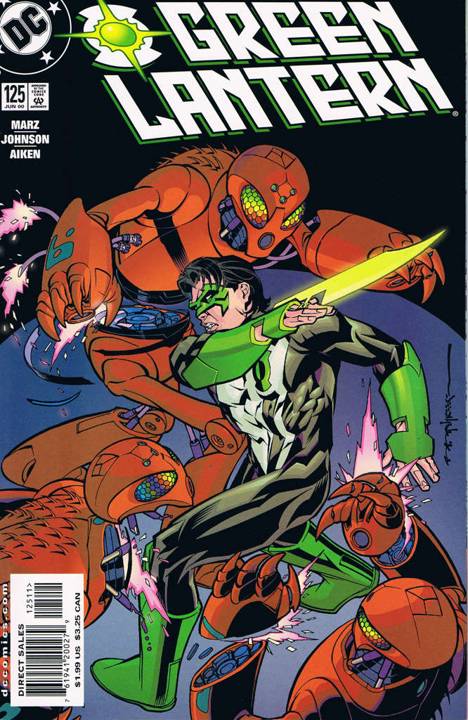 Green Lantern (3rd Series) #125 comic book front cover — NM condition