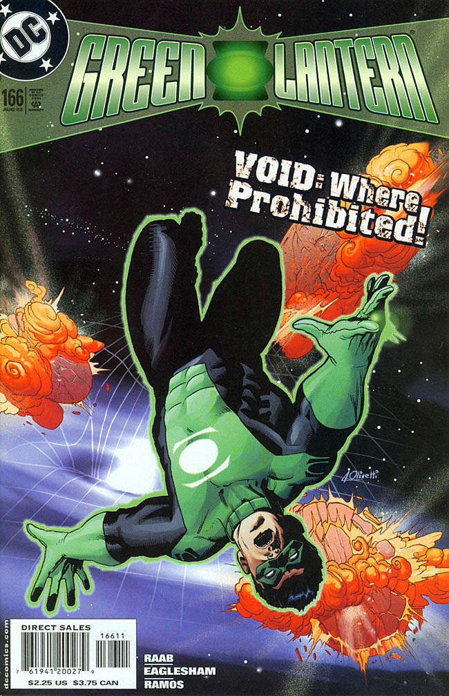 Green Lantern (3rd Series) #166 comic book front cover — NM condition