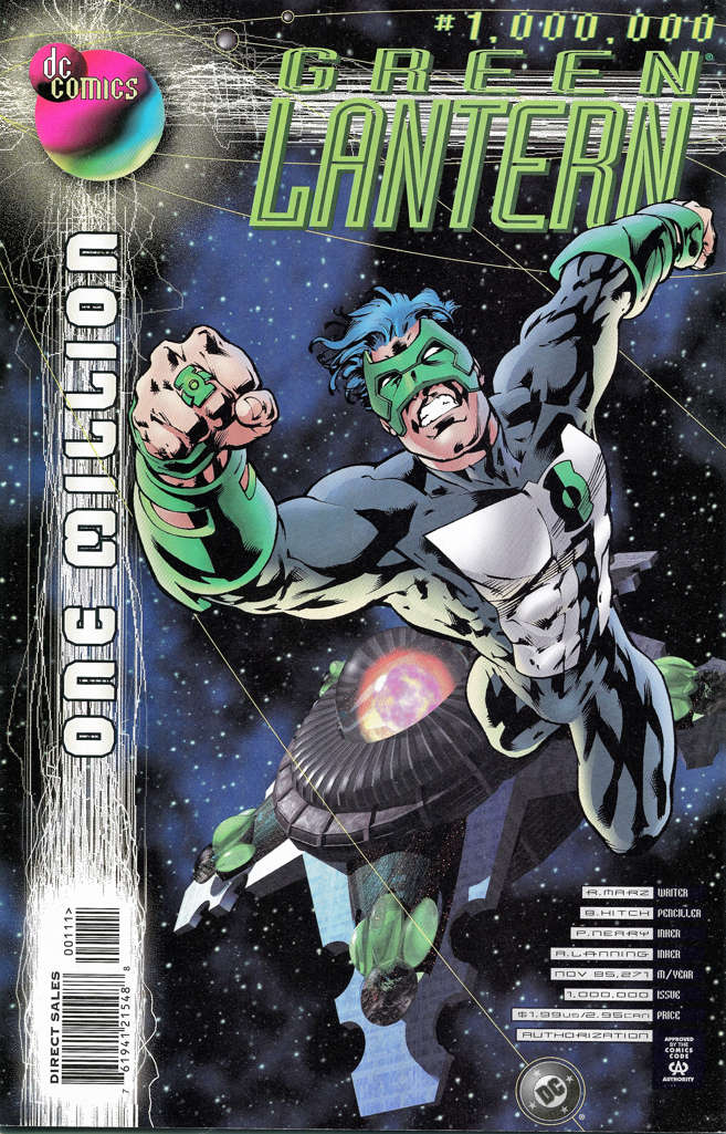 Green Lantern (3rd Series) #1000000 comic book front cover — VF-NM condition