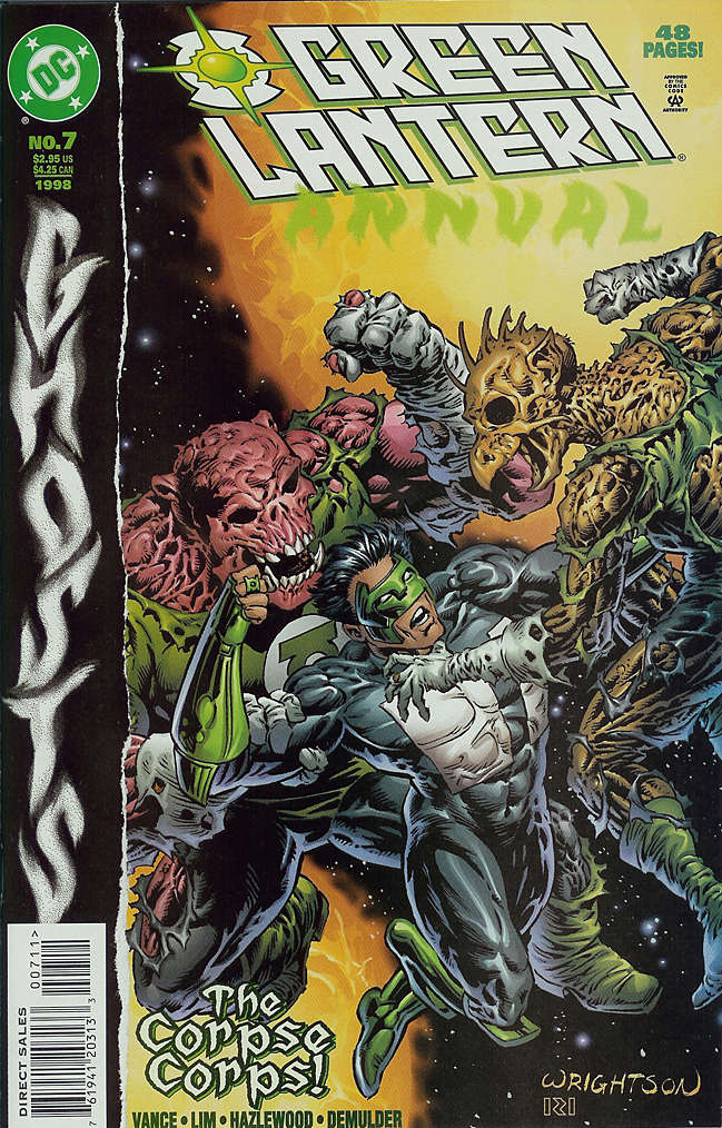 Green Lantern (3rd Series) Annual #7 comic book front cover — VF condition