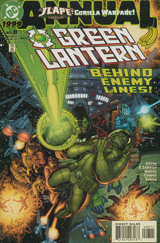 Green Lantern (3rd Series) Annual #8 comic book front cover — VF condition
