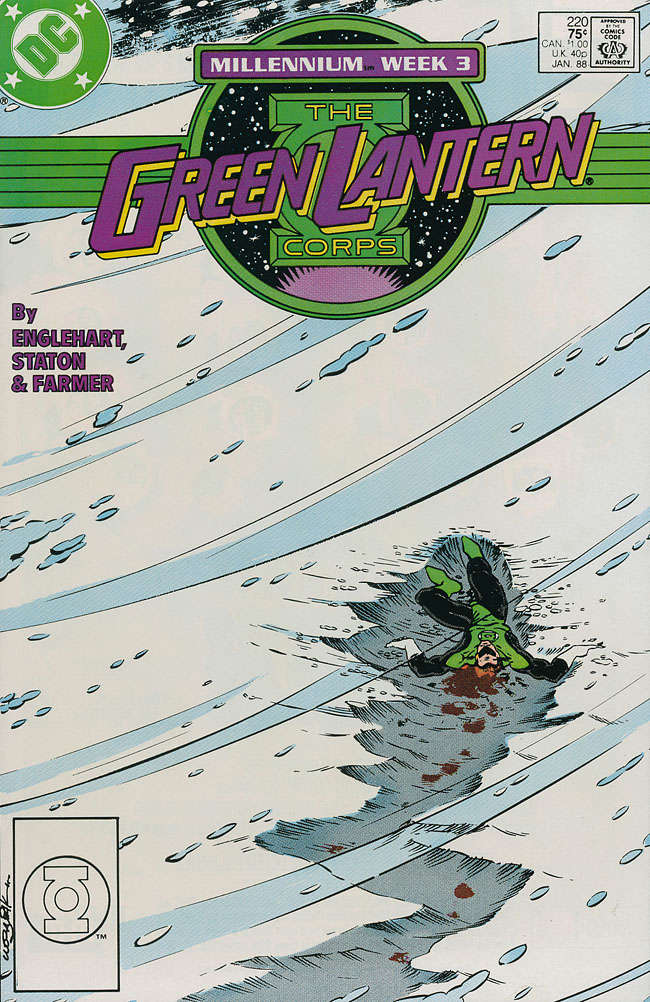 Green Lantern Corps, The #220 comic book front cover — VF condition
